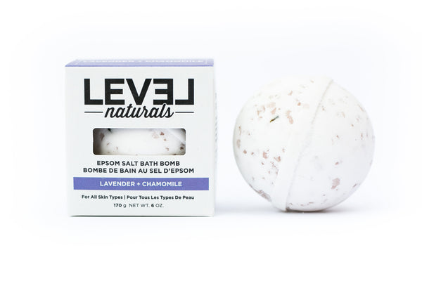 Lavender + Chamomile Epsom Salt Bath Bomb