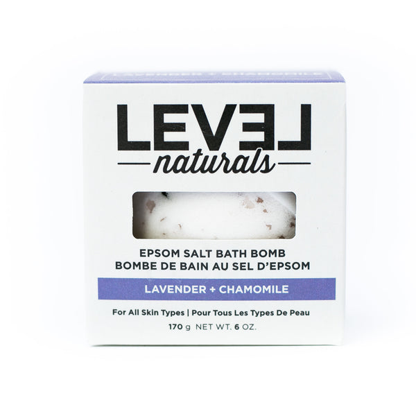 Lavender + Chamomile Epsom Salt Bath Bomb