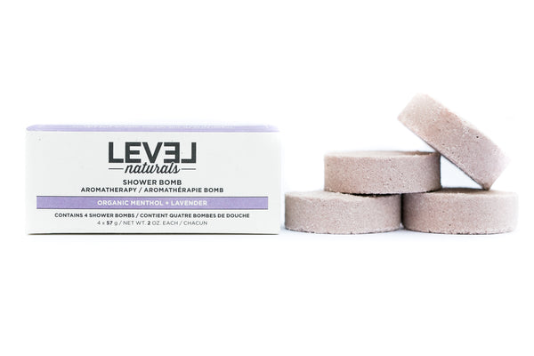 Organic Menthol + Lavender Shower Bombs