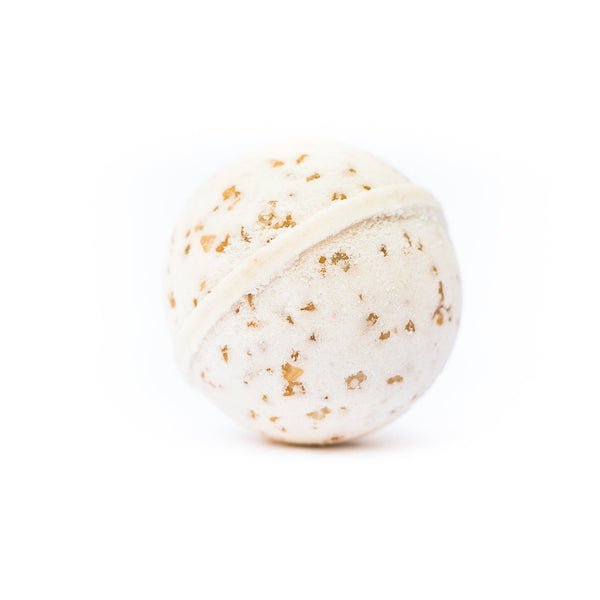 Lemon + Coconut Epsom Salt Bath Bomb