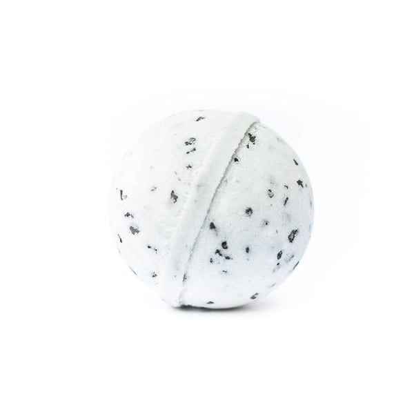 Vanilla + Charcoal Epsom Salt Bath Bomb