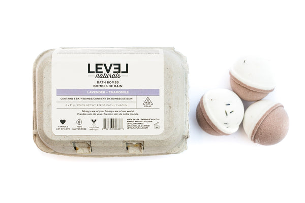Lavender + Chamomile Bath Bombs